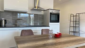 Dishwasher, dining tables