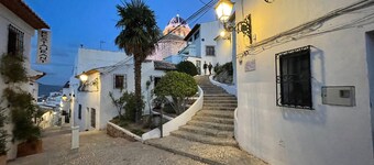 Village house with patio