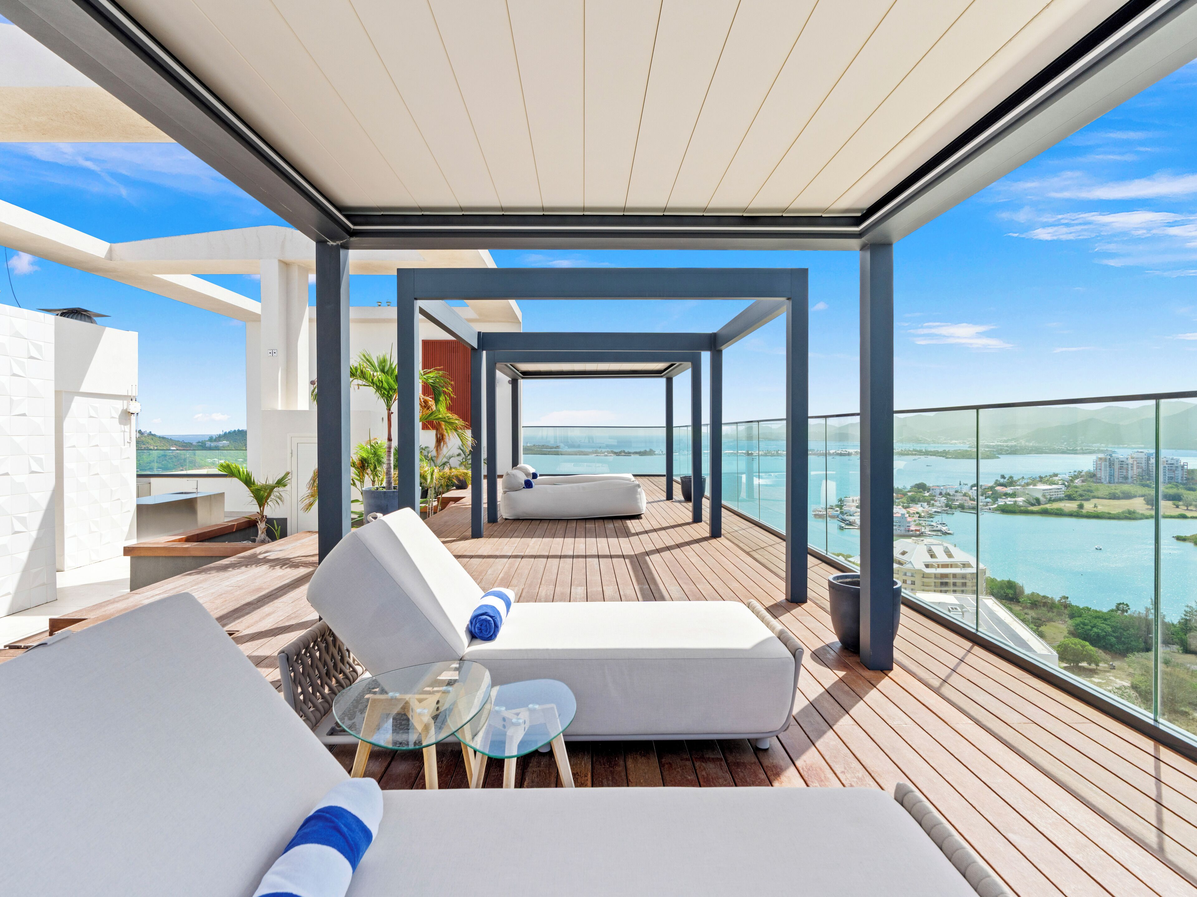 Luksus-penthouselejlighed - havudsigt | Terrasse/gårdhave