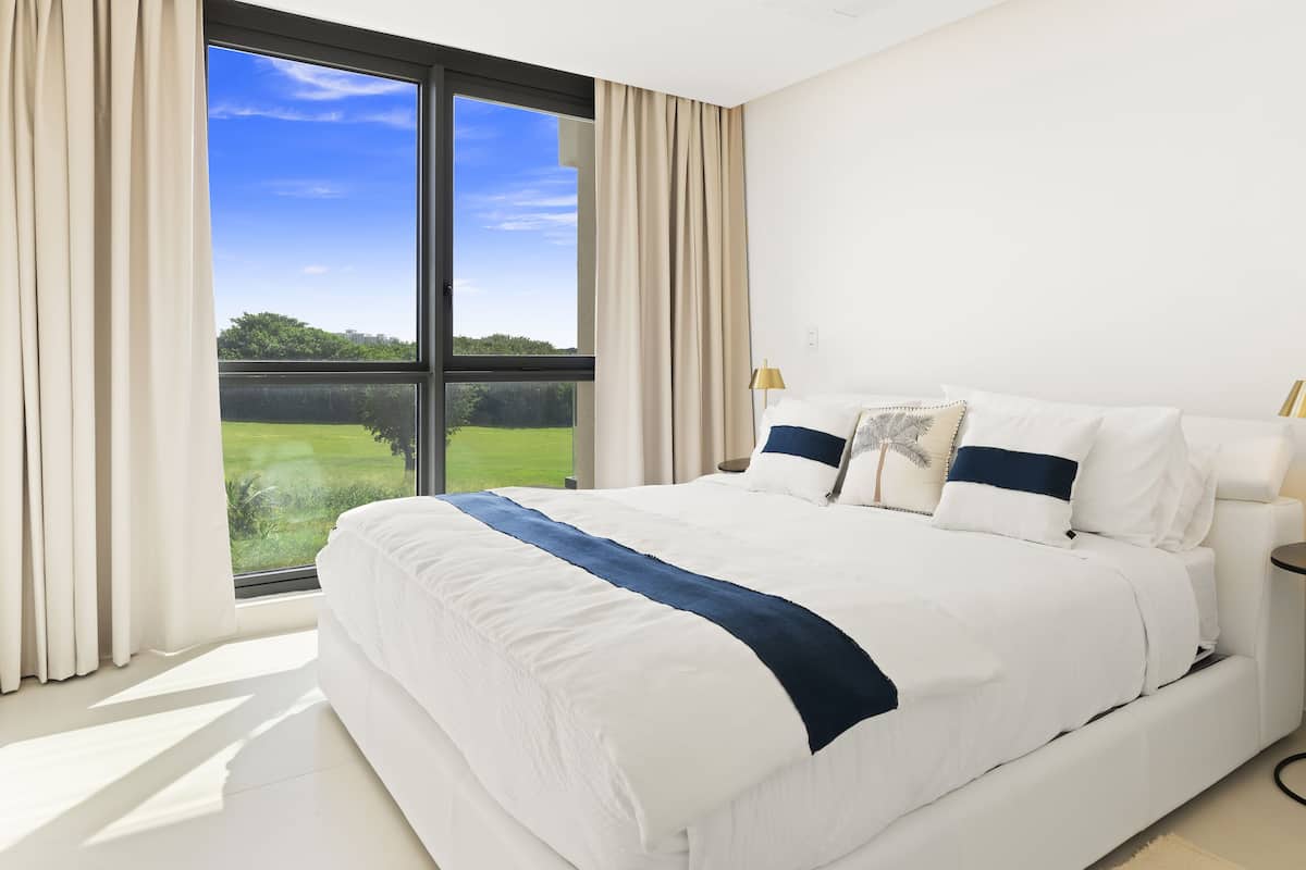 Deluxe Apartment, 1 Bedroom, Balcony, Golf View | 1 bedroom, premium bedding, in-room safe, individually decorated