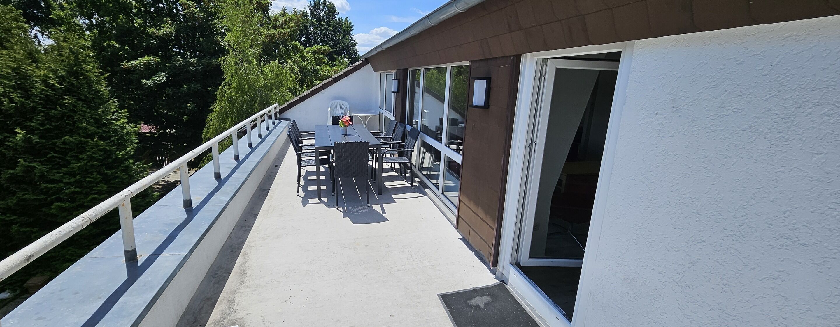 Economy Apartment, Private Bathroom (Dachgeschoss) | Balcony view