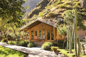 Familie bungalow | Lakens van Egyptisch katoen, luxe beddengoed, donsdekens