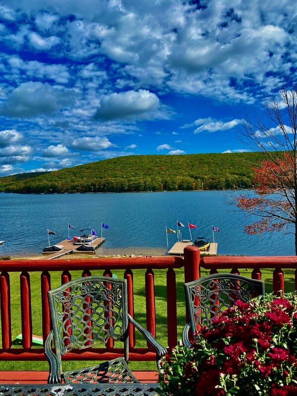 View from the deck off the living room