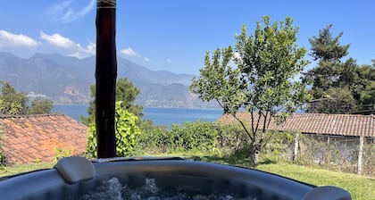 Boho Oasis with Jacuzzi and Lake View