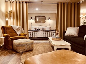 1 slaapkamer, een bureau, een strijkplank/strijkijzer, gratis wifi