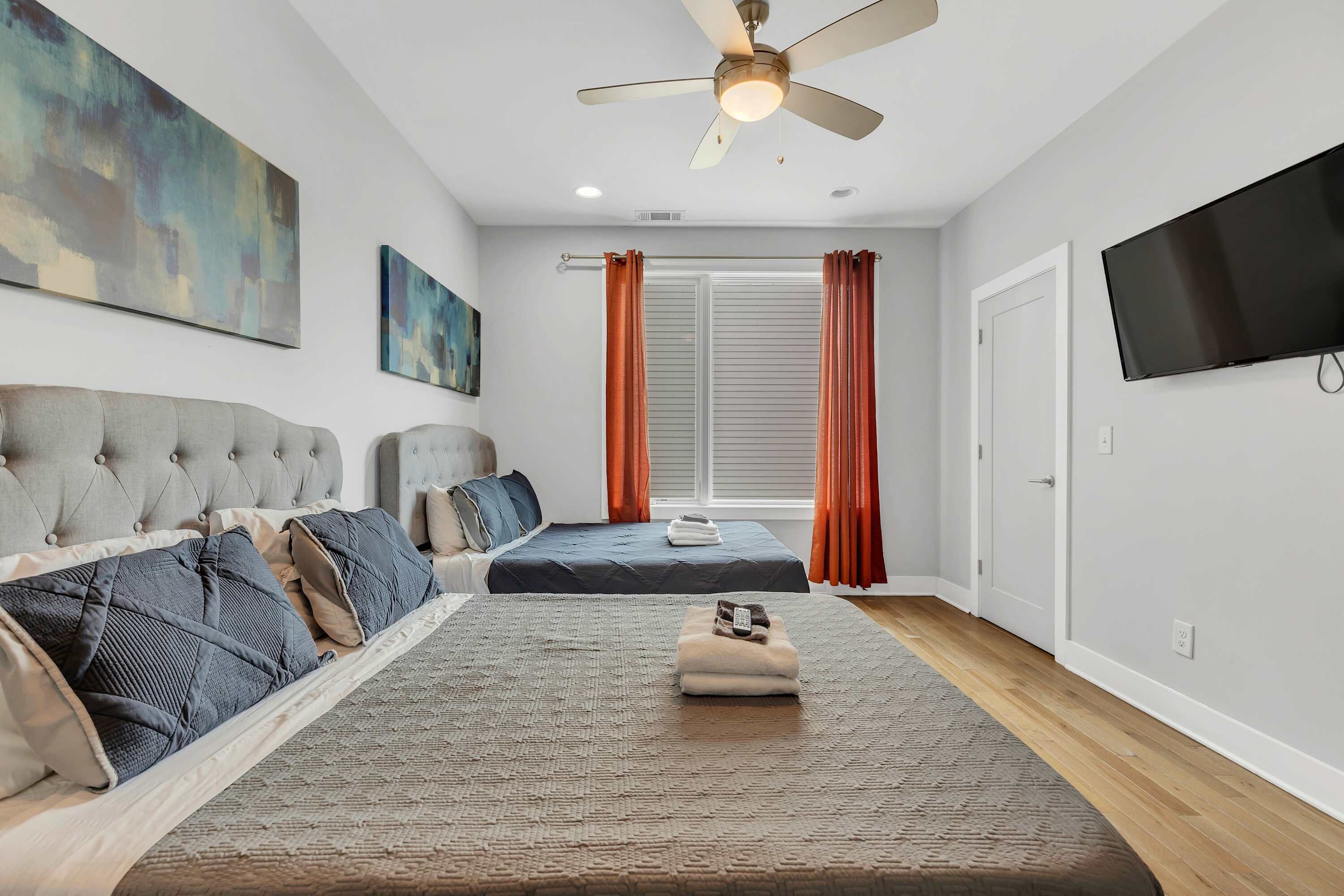 4 bedrooms, iron/ironing board, travel crib, WiFi