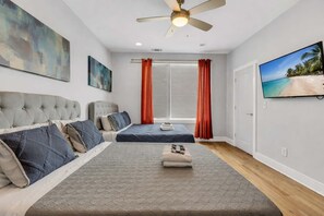 4 chambres, fer et planche à repasser, Wi-Fi gratuit, draps fournis