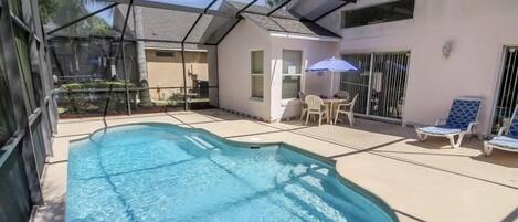 Una piscina climatizada