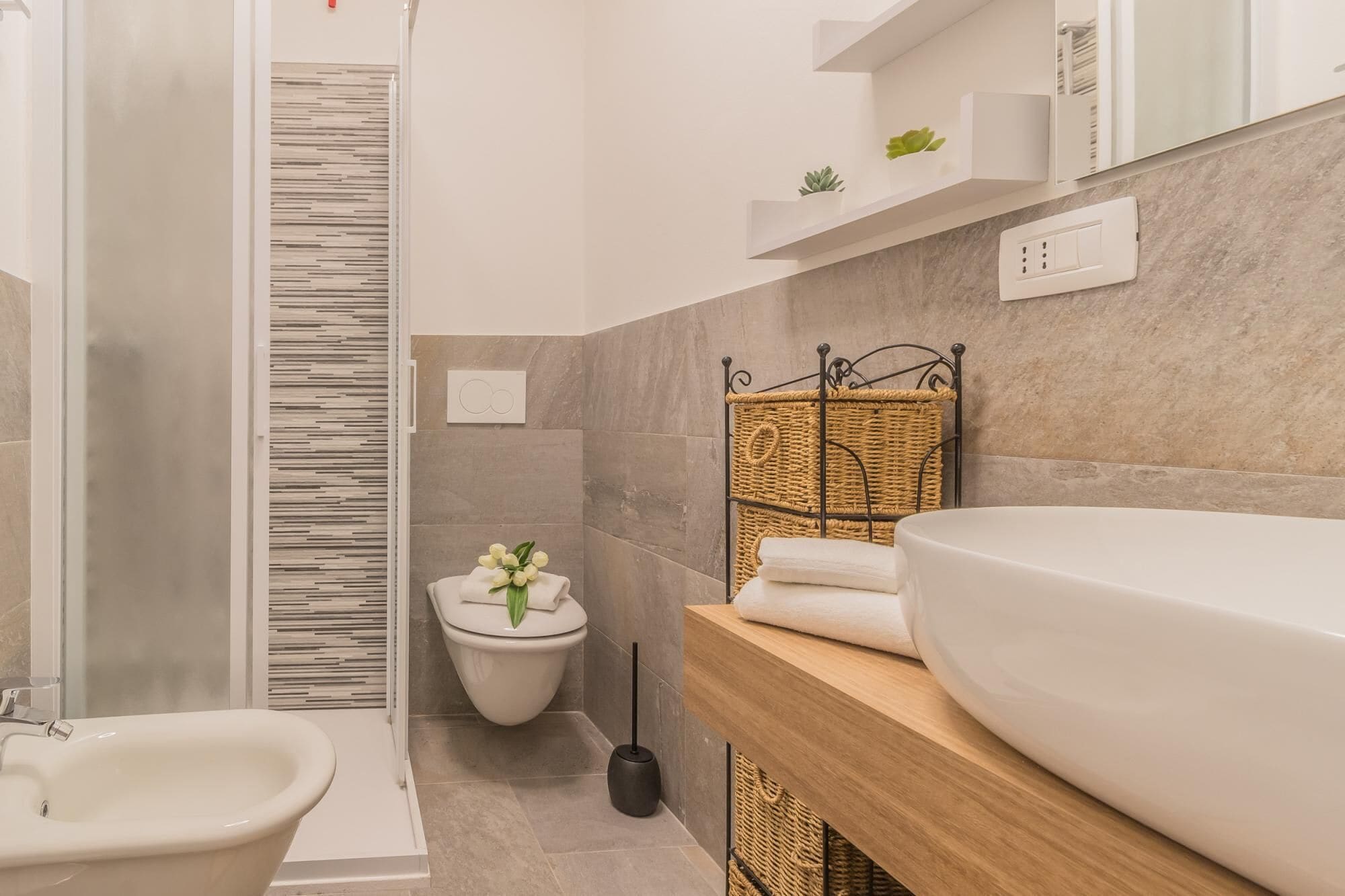 Ferienhaus | Badezimmer | Haartrockner, Bidet