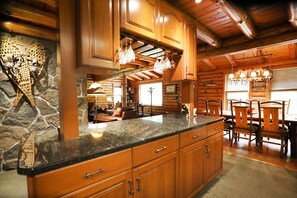 Dining - Peaceful Moose - Lovely Home On 3 Acres ~ Great View ~ Screened-In-Porch!  (Bolton)