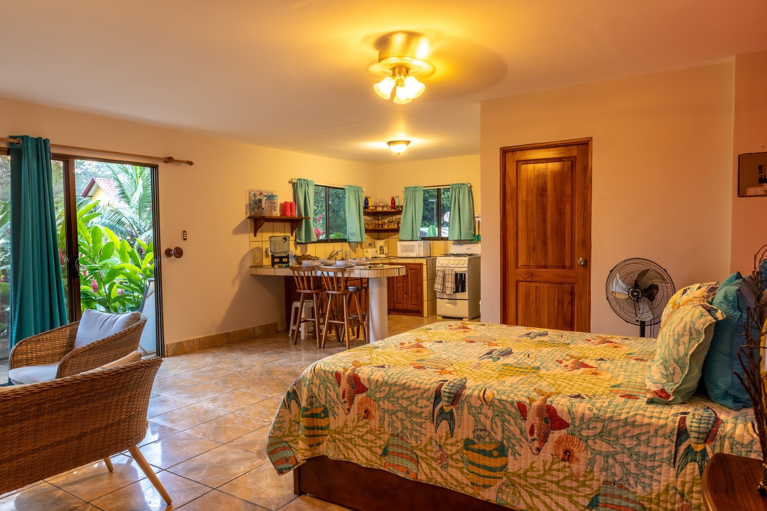 1 bedroom, desk, travel crib, free WiFi