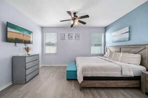 5 slaapkamers, een strijkplank/strijkijzer, gratis wifi, beddengoed