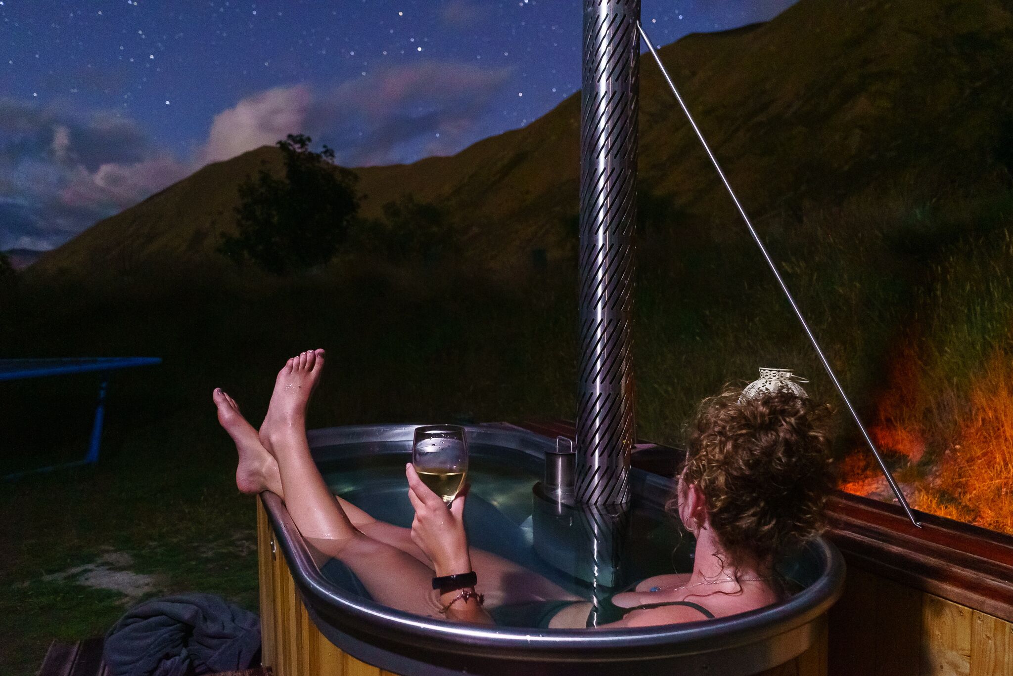 Bain à remous extérieur