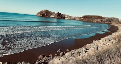 Modern Little Place At Castlepoint - with Private Direct Beach Access