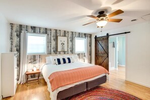 3 soverom, strykejern/-brett, wi-fi og sengetøy