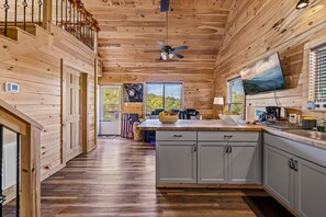 Interior - Charming Christmas Cabin-Near Dollywood, Downtown, Ziplining-HotTub, Games, View (Sevierville)