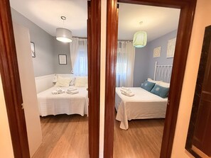 3 habitaciones, tabla de planchar con plancha y wifi gratis 
