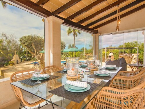 Chalet Son Mojer. Spectacular chalet with pool for 6 people. Near Cala Santanyí