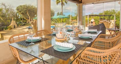 Chalet Son Mojer. Spectacular chalet with pool for 6 people. Near Cala Santanyí