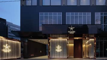 Front of property – evening/night