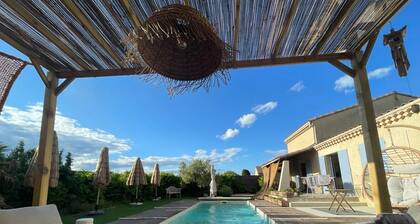 Maison de vacances avec piscine privée pour grande famille et sans vis-à-vis