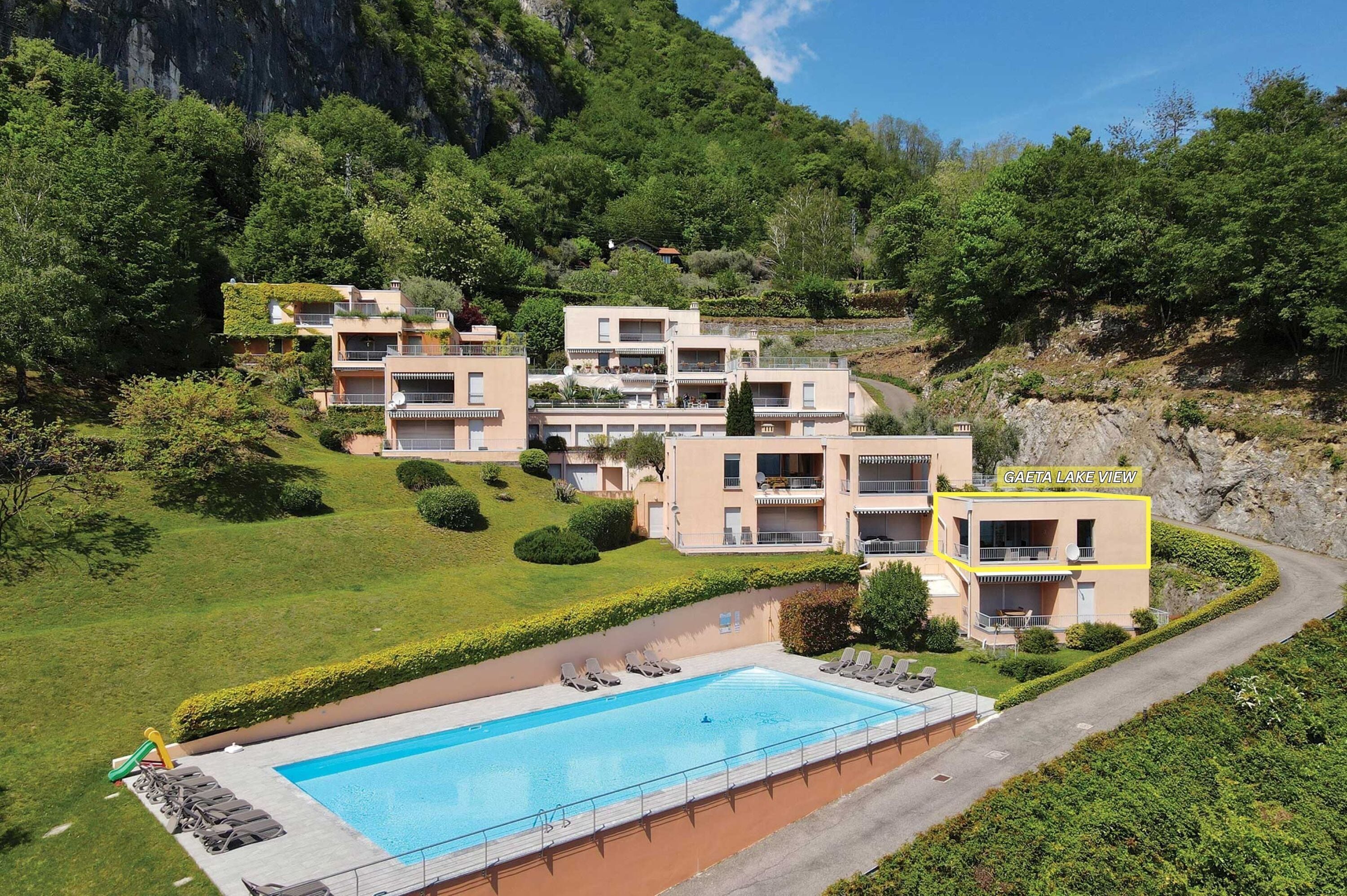 Family Apartment, Multiple Bedrooms, 2 Bathrooms, Mountainside (Gaeta 'Lake View') | Exterior