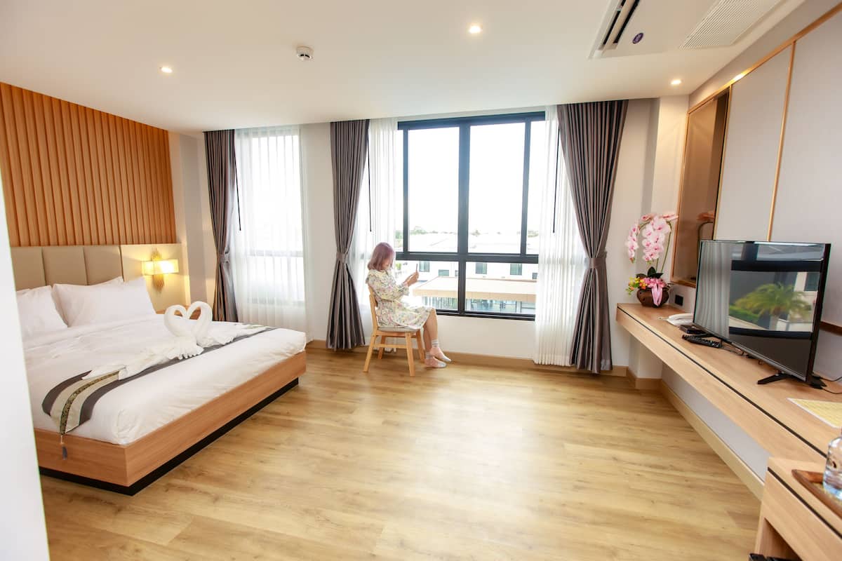 Habitación doble Deluxe | Minibar, wifi gratis y ropa de cama