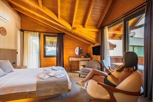 Minibar y ropa de cama 