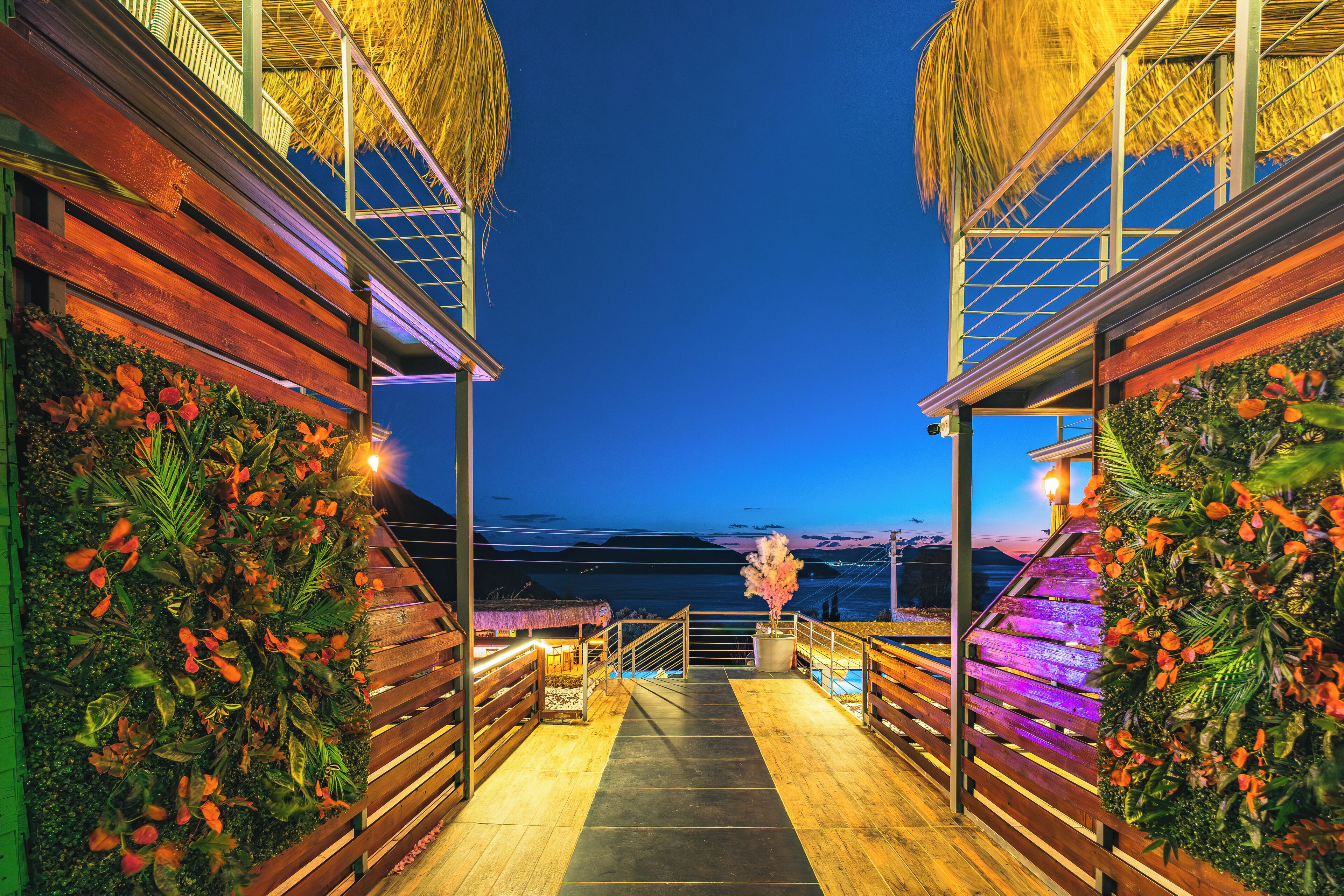 Front of property - evening/night