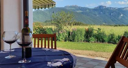 Ferienwohnung 48qm, EG, Wohn-/Schlafraum, Terrasse, TV, W-LAN