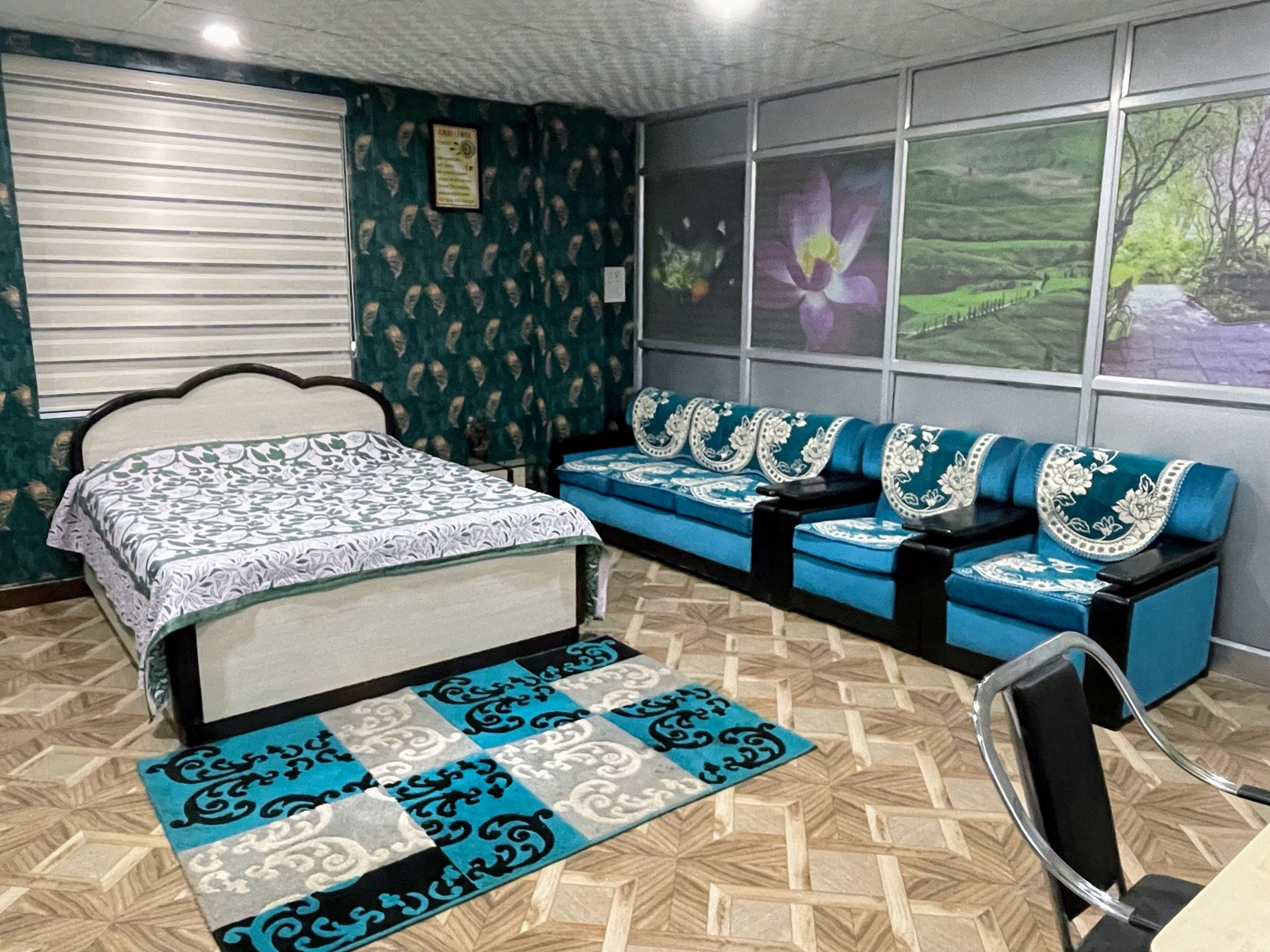 Deluxe-Studio, 1 Schlafzimmer, Terrasse, zum Garten hin