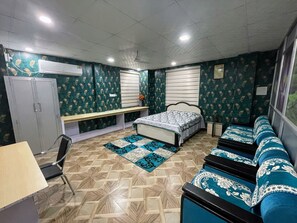 Comfort-studiolejlighed - 1 soveværelse - terrasse - have-område | Egyptiske bomuldslagner, premium-sengetøj, dundyner
