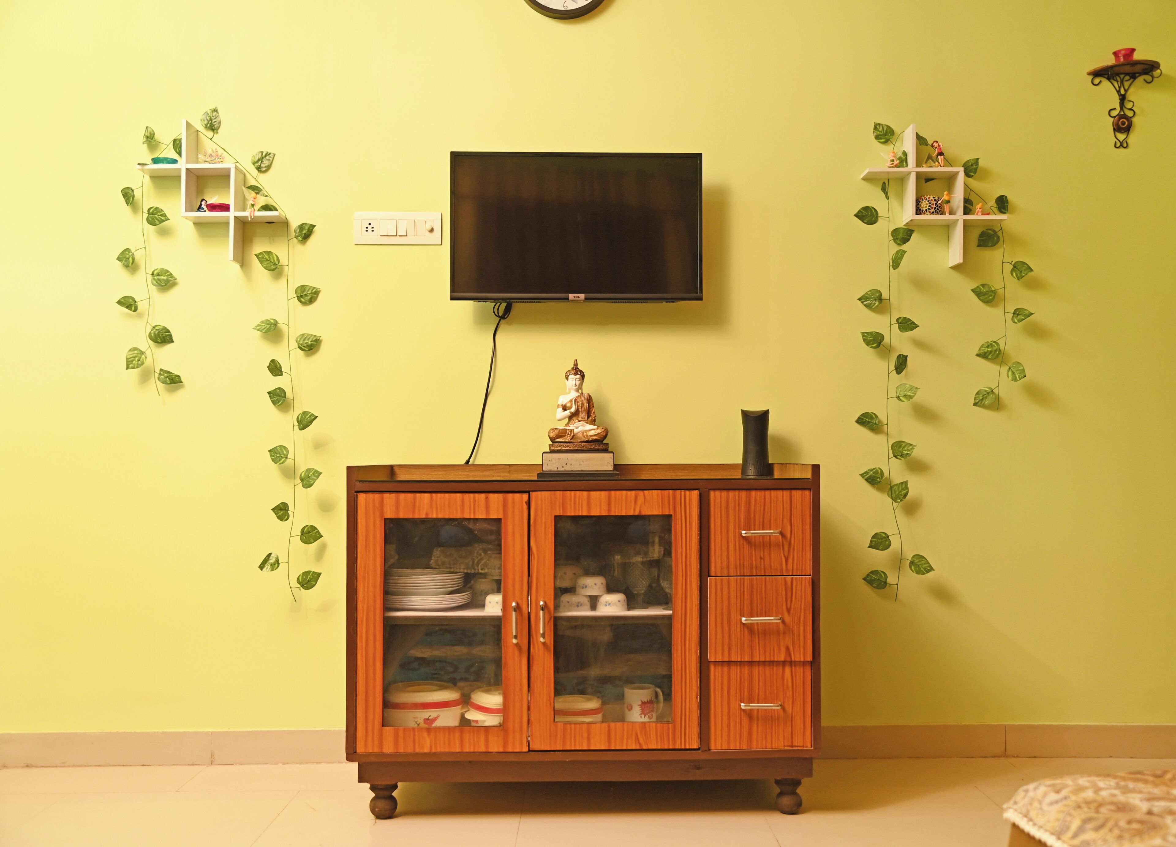 Apartemen Keluarga, 2 kamar tidur, pemandangan kota | Area keluarga | Smart TV 32-inci dengan saluran TV digital, TV, dan Netflix