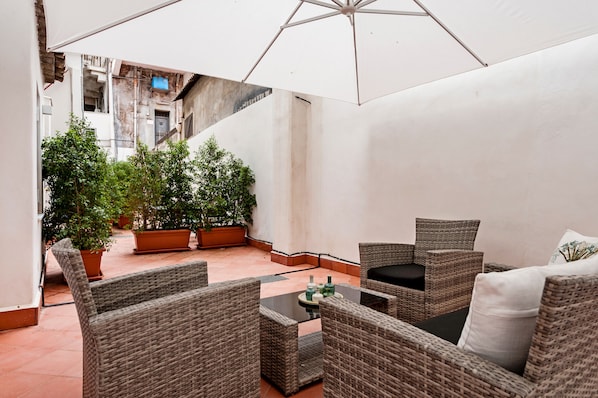 Lägenhet Deluxe | Terrass/Patio