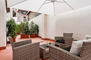 Deluxe-Apartment | Terrasse/Patio