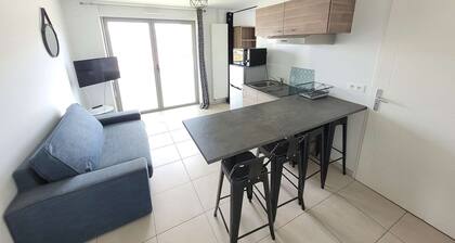 Studio cabine à Berck-Plage avec parking privé, wifi inclus, non-fumeur