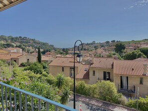 Blick von der Unterkunft