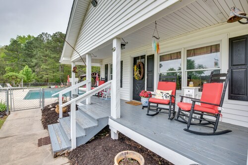 Buckhead Cabin w/ Fireplaces & Private Pool!