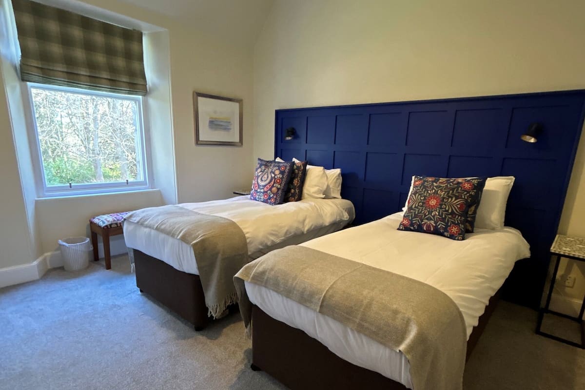 Standard Twin Room | Cadar kapas Mesir, peralatan tempat tidur premium