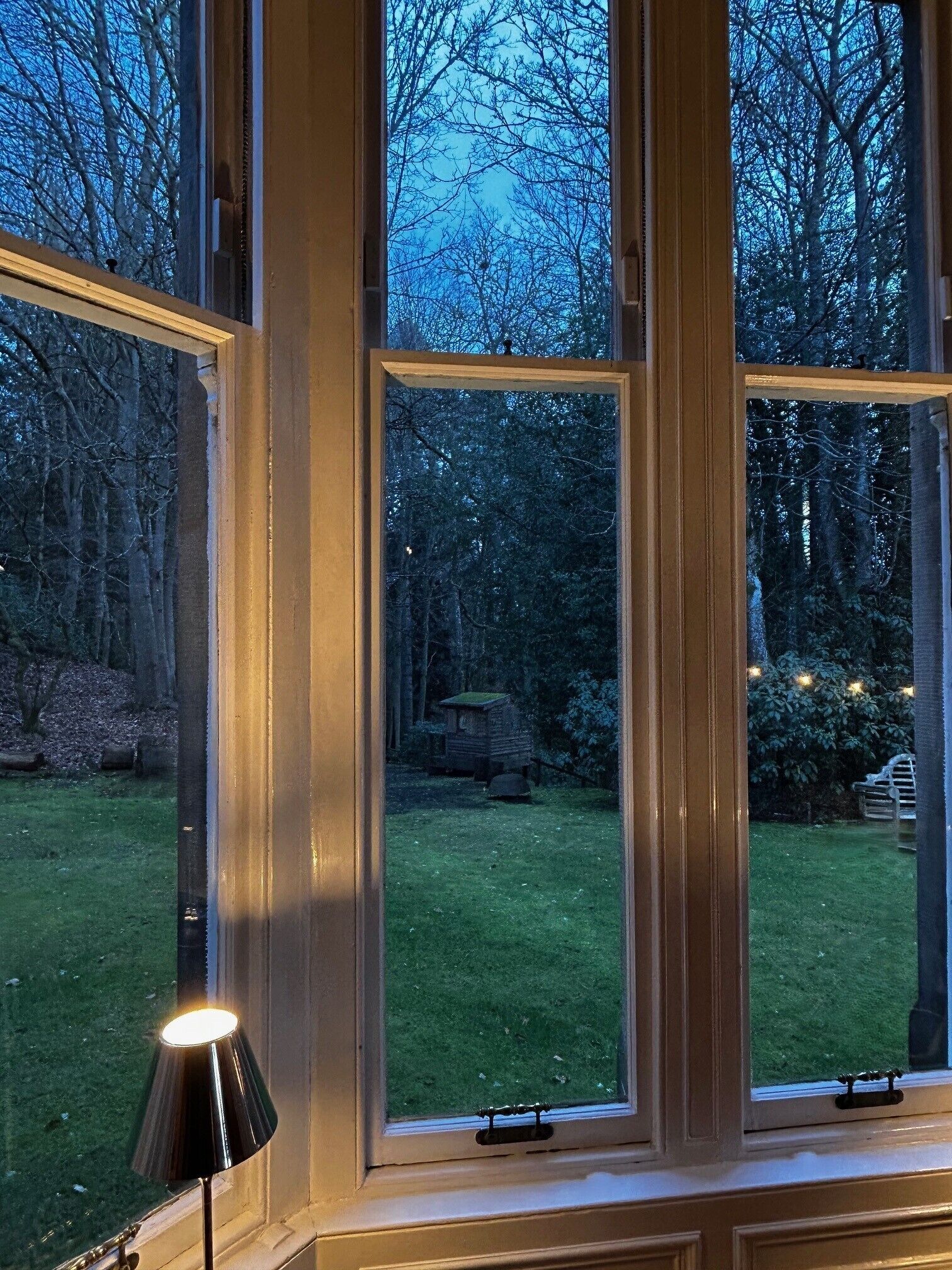 Blick von der Unterkunft