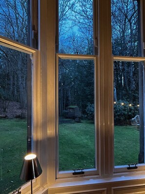 Blick von der Unterkunft