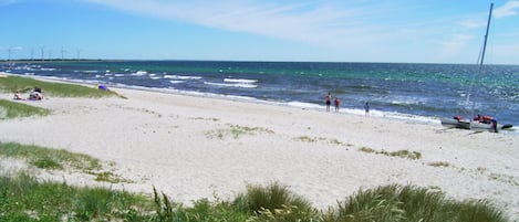 Vlak bij het strand