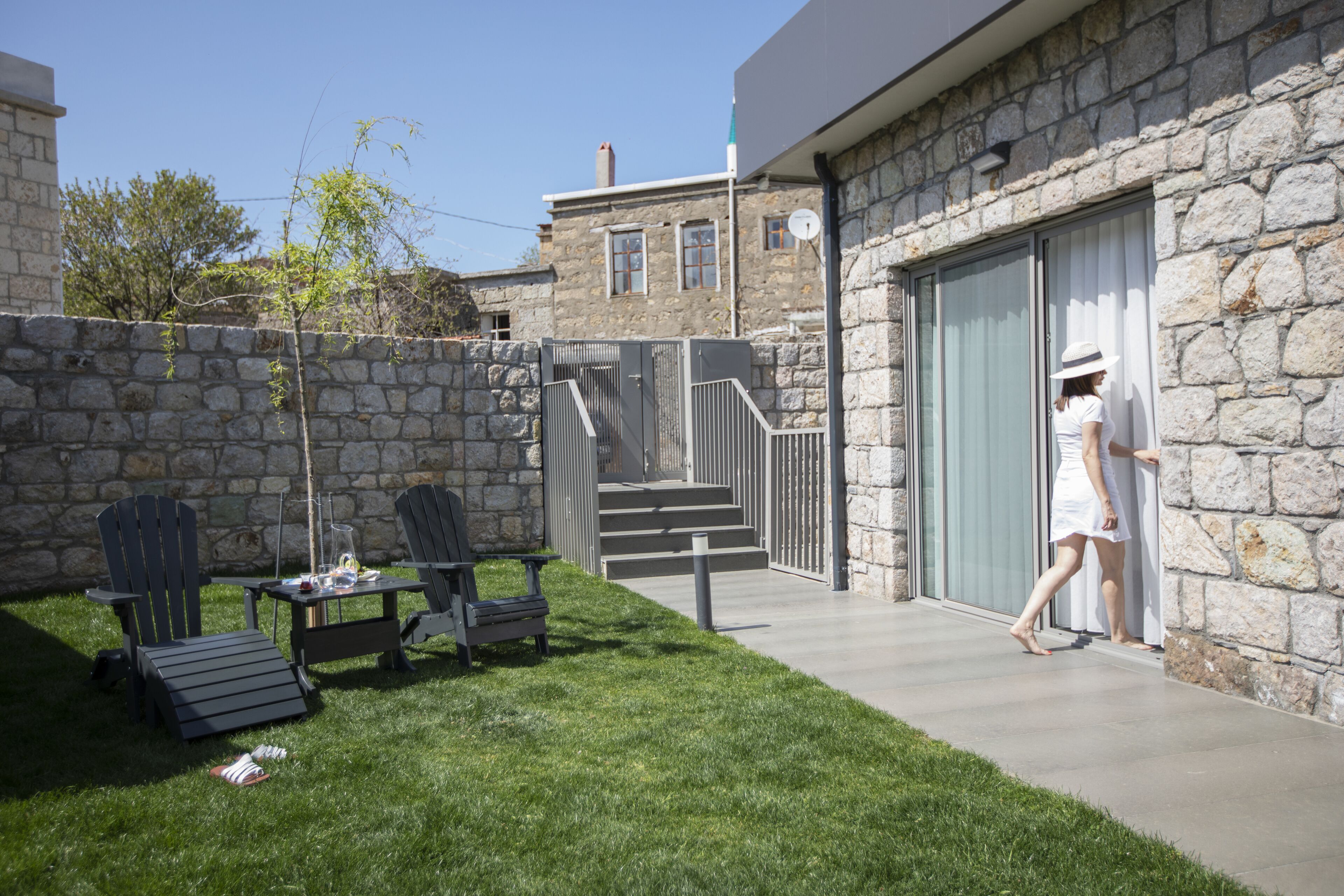 Façade de l’hébergement