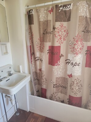 Combined shower/tub