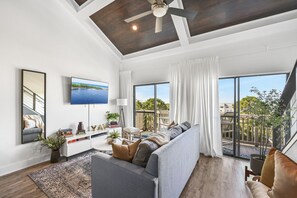 Smart TV, DVD player, books, video library - 1-Bedroom Beach Loft/Condo w/Pool and Hot Tub (Santa Rosa Beach)