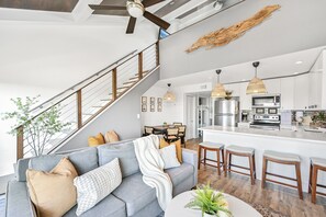 Smart TV, DVD player, books, video library - 1-Bedroom Beach Loft/Condo w/Pool and Hot Tub (Santa Rosa Beach)