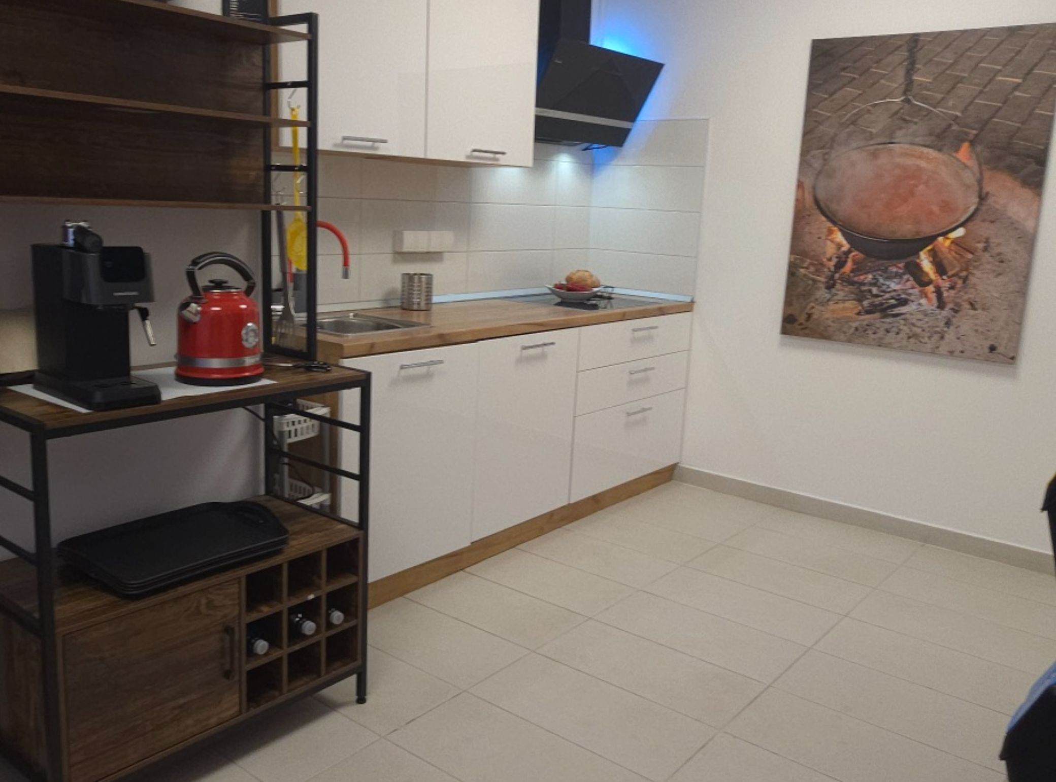 House (Four Bedroom Holiday Home with Pool) | Private kitchen | Fridge