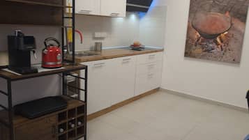 House (Four Bedroom Holiday Home with Pool) | Private kitchen | Fridge