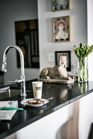 Full-size fridge, microwave, oven, stovetop - Casa Duro (Dallas)