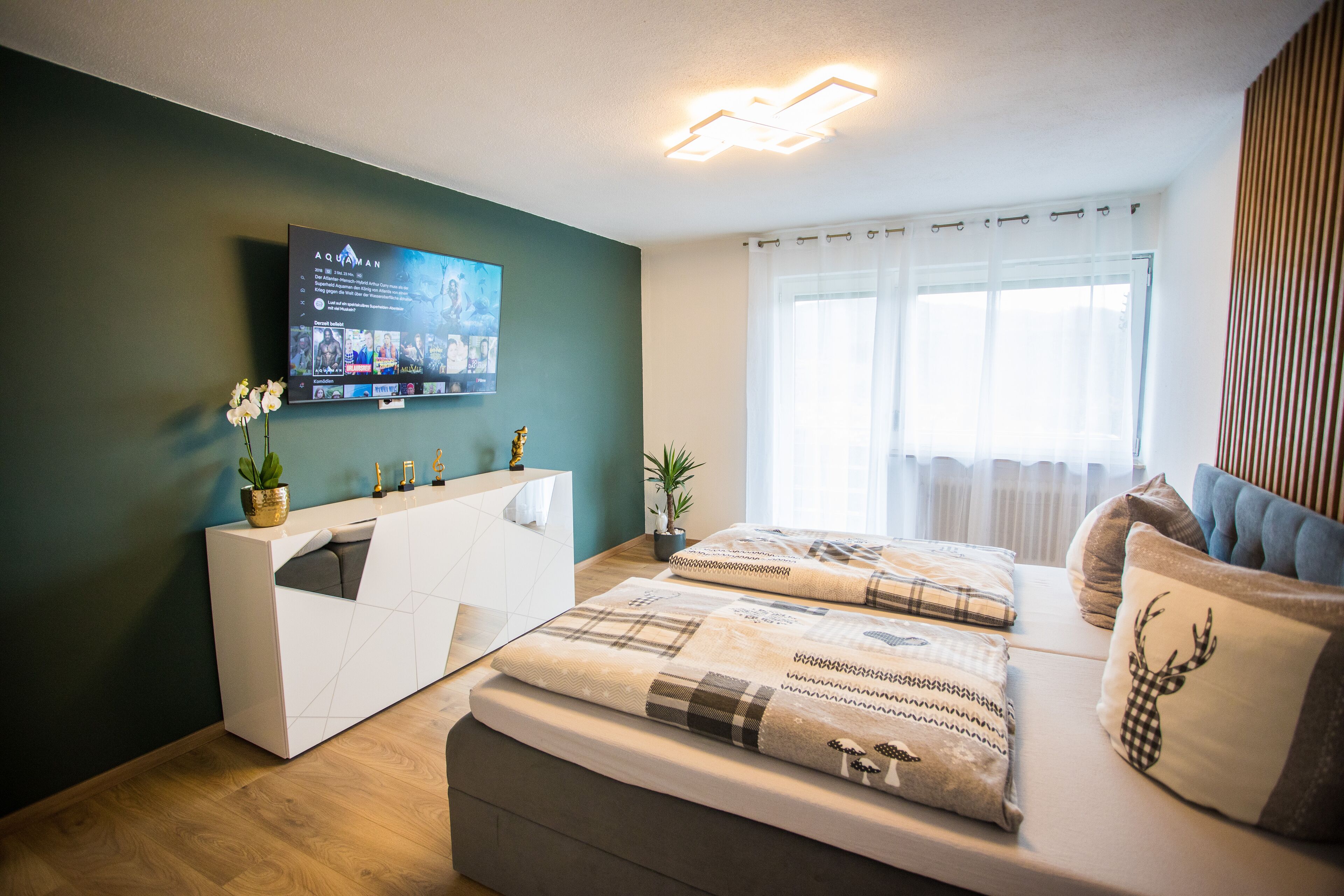 Appart'hôtel Luxe | 2 chambres, literie hypoallergénique, fer et planche à repasser